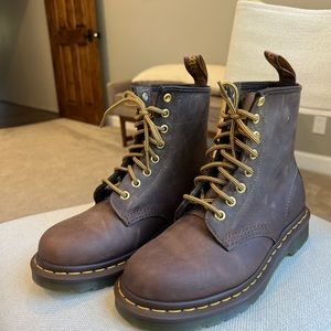 Dr. Martens 1460 Crazy Horse Leather Lace Up Boots Size 5